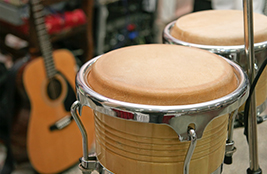 drums and guitar